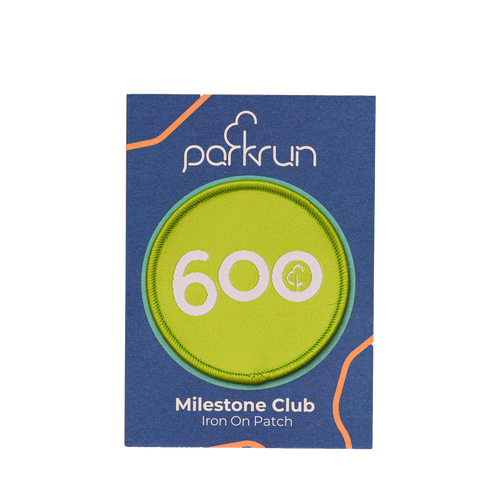 Run/Walk 600 Milestone Woven Patch