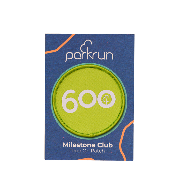 Run/Walk 600 Milestone Woven Patch