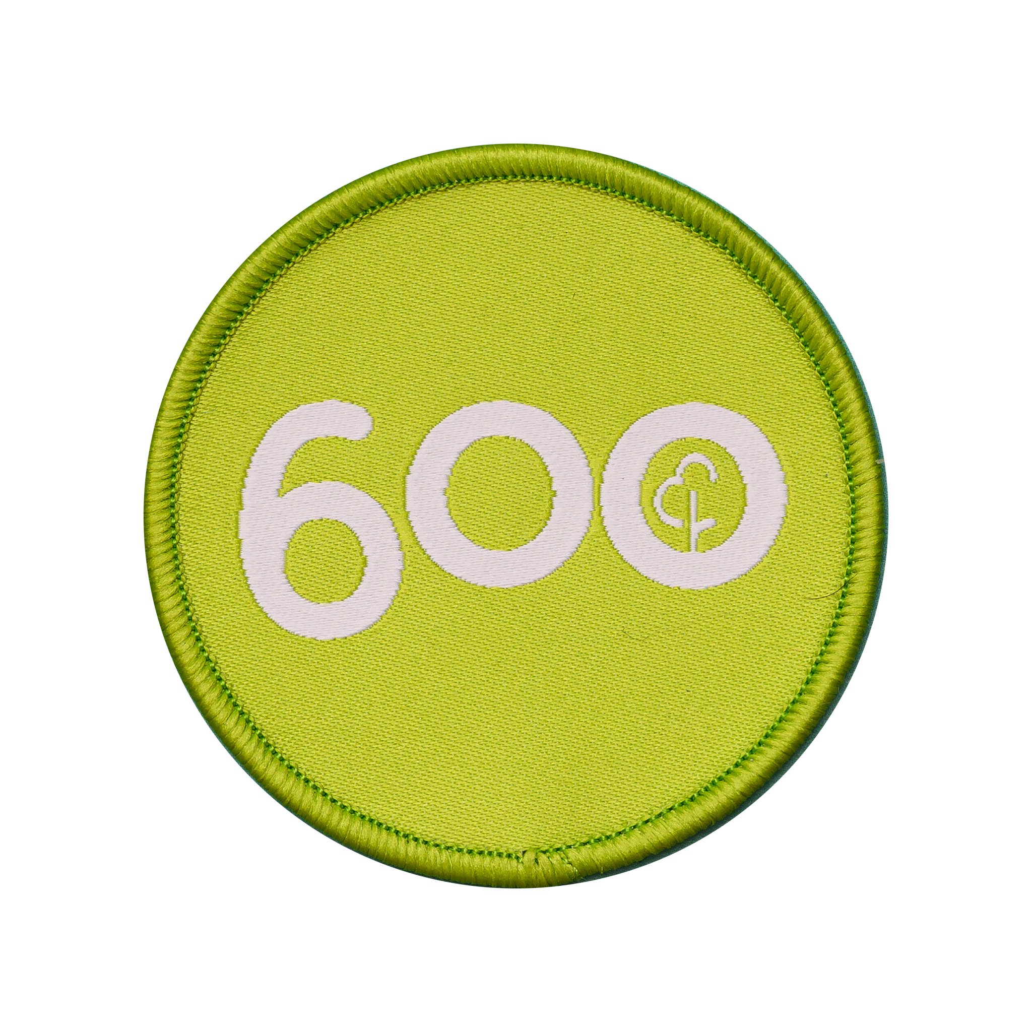 Run/Walk 600 Milestone Woven Patch
