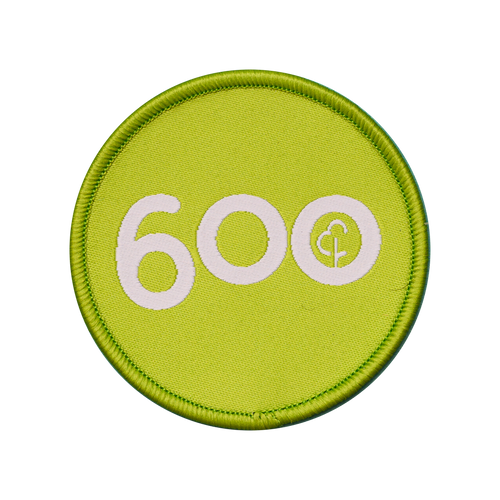 Run/Walk 600 Milestone Woven Patch