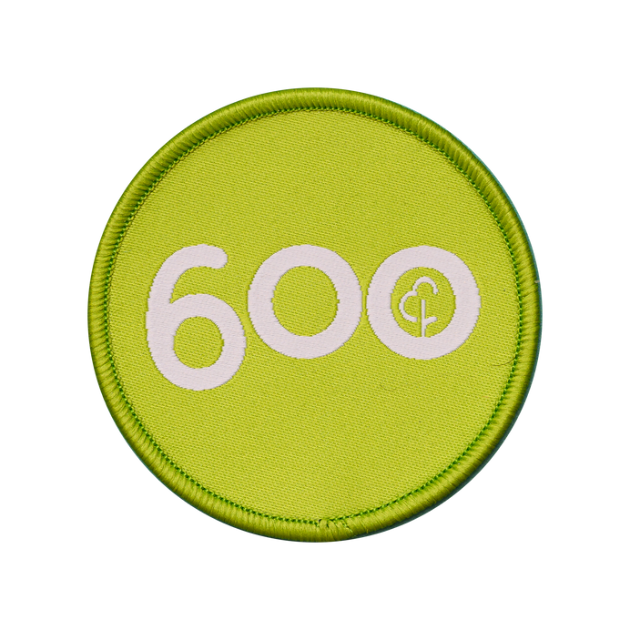 Run/Walk 600 Milestone Woven Patch