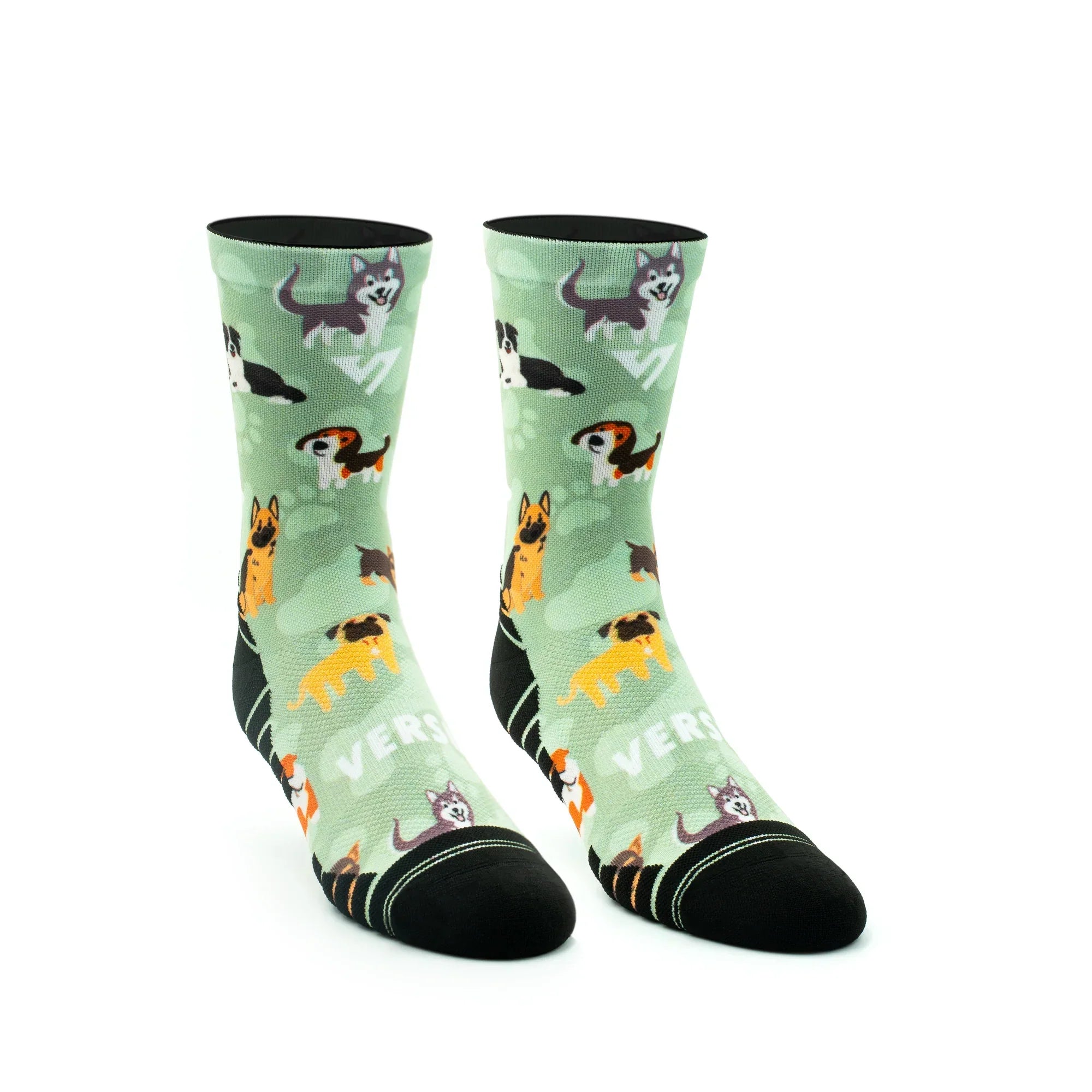 VERSUS Dogs 2.0 Active Crew Socks