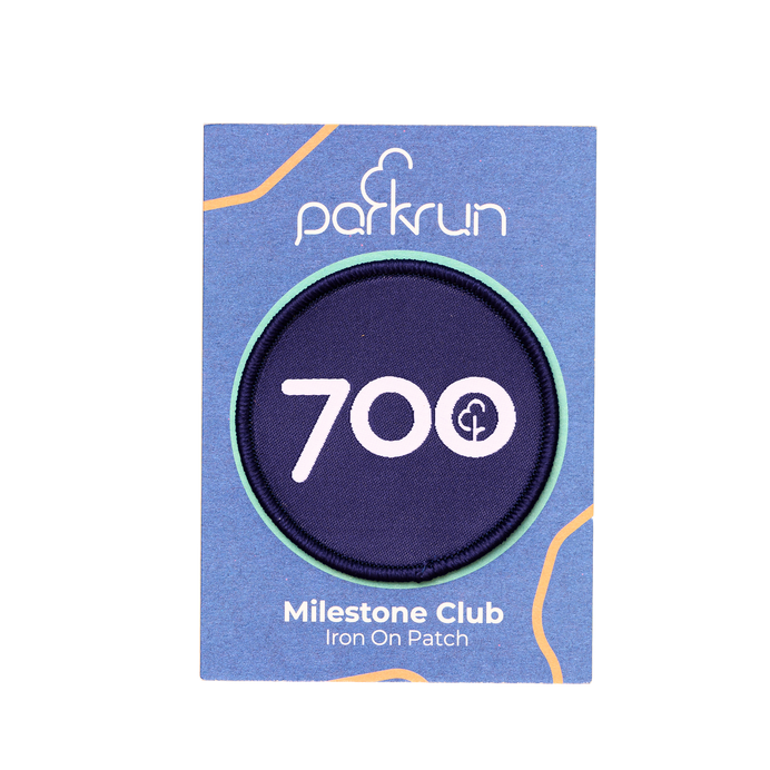 Run/Walk 700 Milestone Woven Patch
