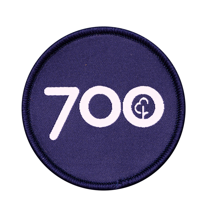 Run/Walk 700 Milestone Woven Patch