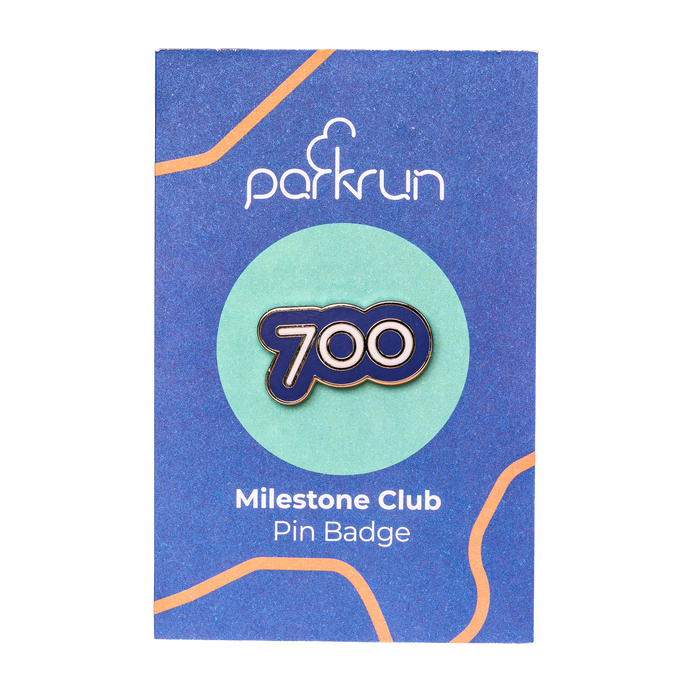 Run/Walk 700 Milestone Pin Badge