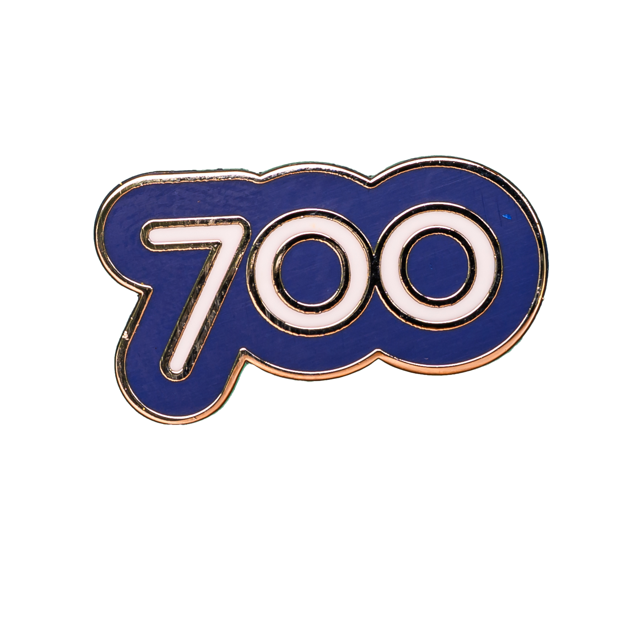 Run/Walk 700 Milestone Pin Badge