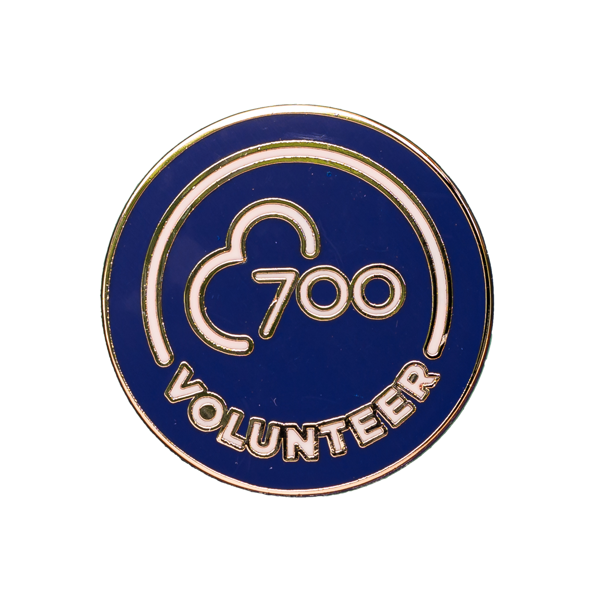 Volunteer 700 Pin Badge