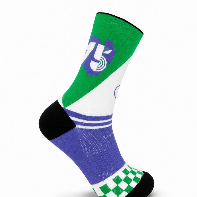 junior parkrun Milestone 75 Socks
