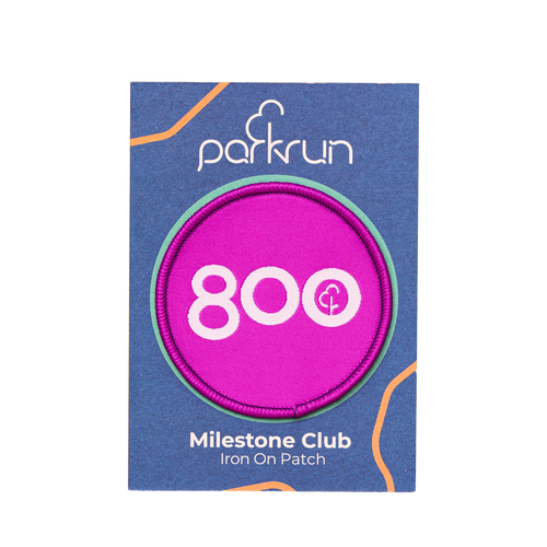 Run/Walk 800 Milestone Woven Patch