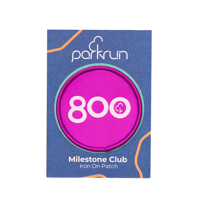 Run/Walk 800 Milestone Woven Patch