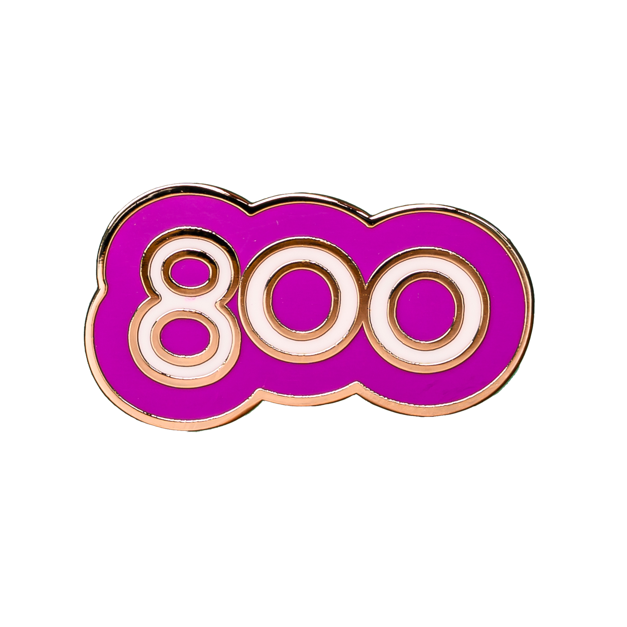 Run/Walk 800 Milestone Pin Badge