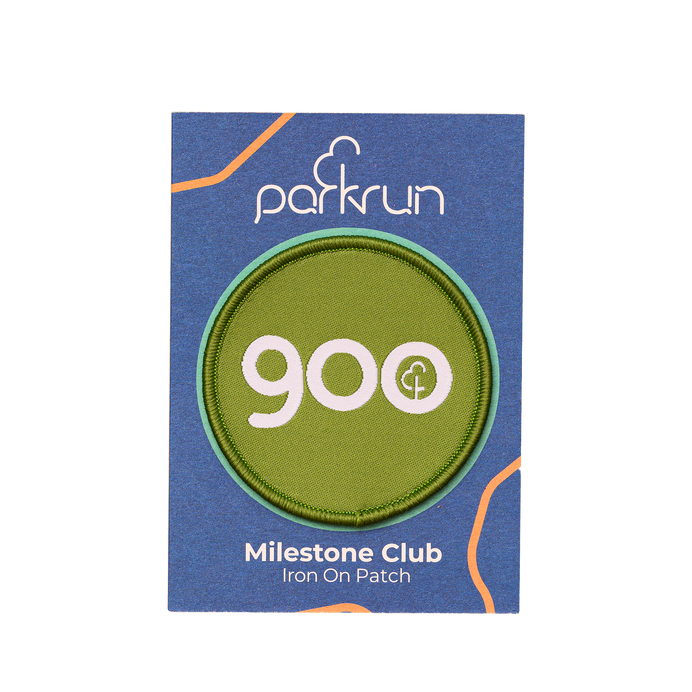 Run/Walk 900 Milestone Woven Patch
