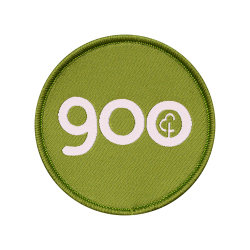 Run/Walk 900 Milestone Woven Patch