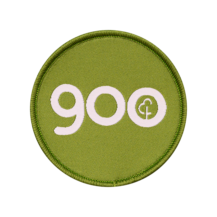 Run/Walk 900 Milestone Woven Patch