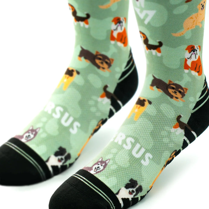 VERSUS Dogs 2.0 Active Crew Socks