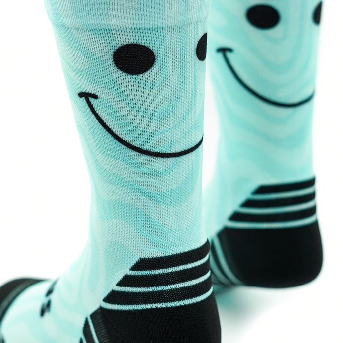 VERSUS Bubblegum Smile Active Crew Socks