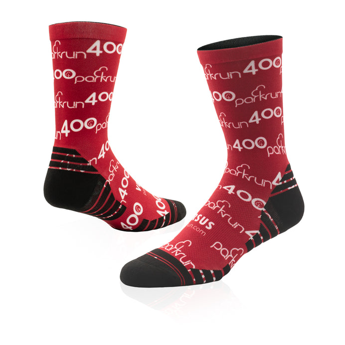 parkrun Milestone 400 Run/Walk Socks