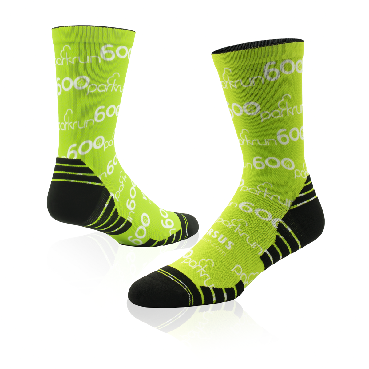 parkrun Milestone 600 Run/Walk Socks