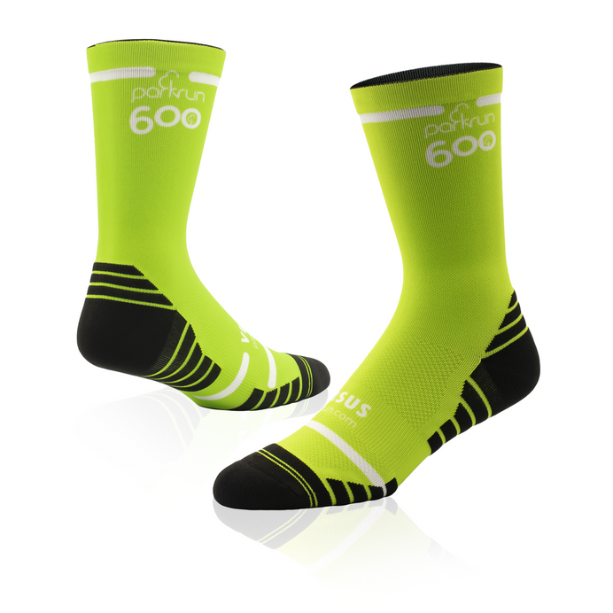 parkrun Milestone 600 Run/Walk Socks