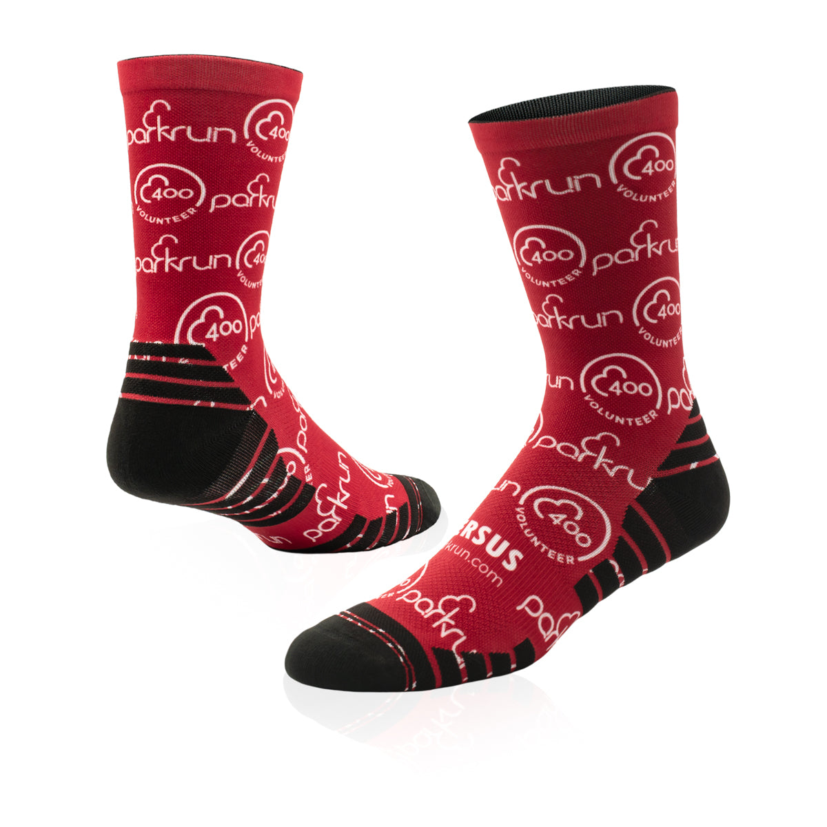 parkrun Milestone 400 Volunteer Socks
