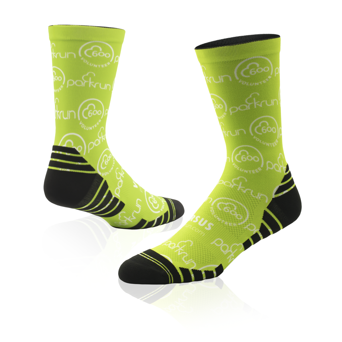 parkrun Milestone 600 Volunteer Socks