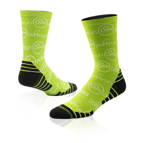 parkrun Milestone 600 Volunteer Socks