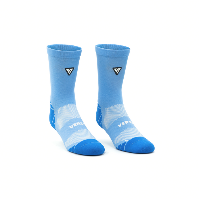 VERSUS Classic Blue Active Crew Tab Socks