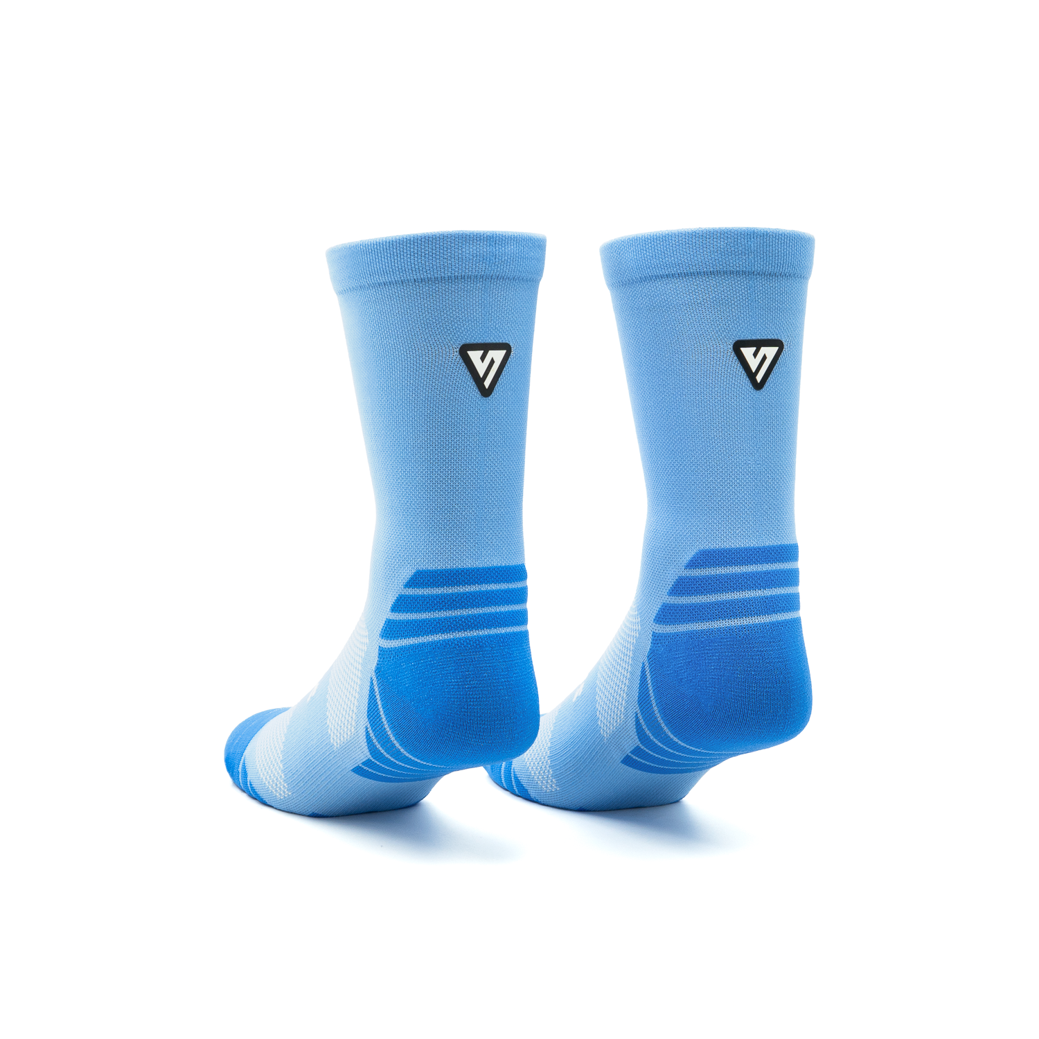 VERSUS Classic Blue Active Crew Tab Socks