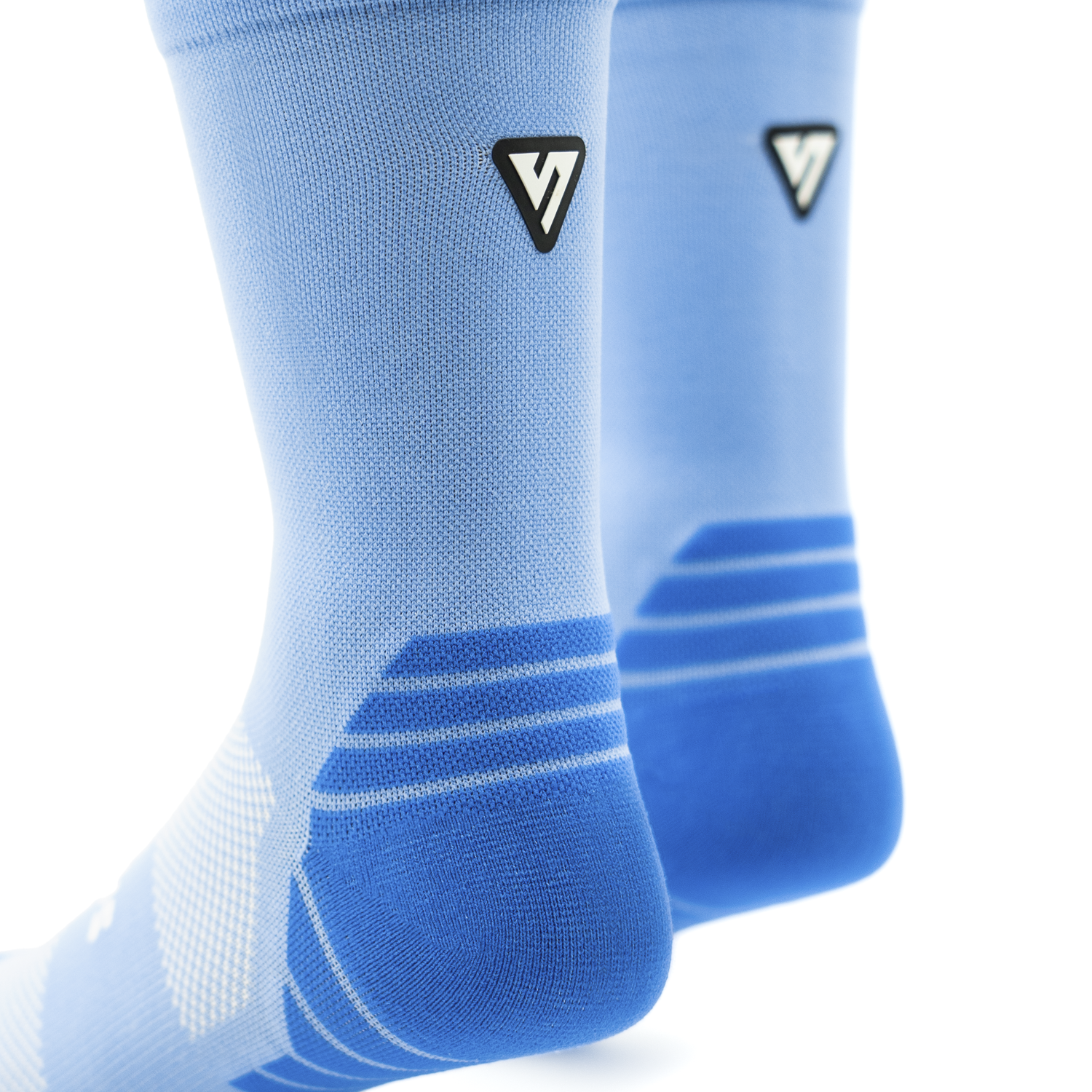 VERSUS Classic Blue Active Crew Tab Socks