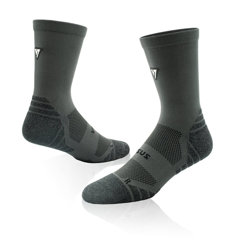 VERSUS Classic Charcoal Active Crew Tab Socks