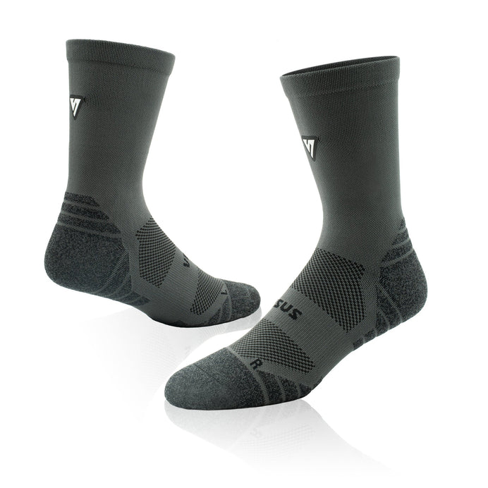 VERSUS Classic Charcoal Active Crew Tab Socks