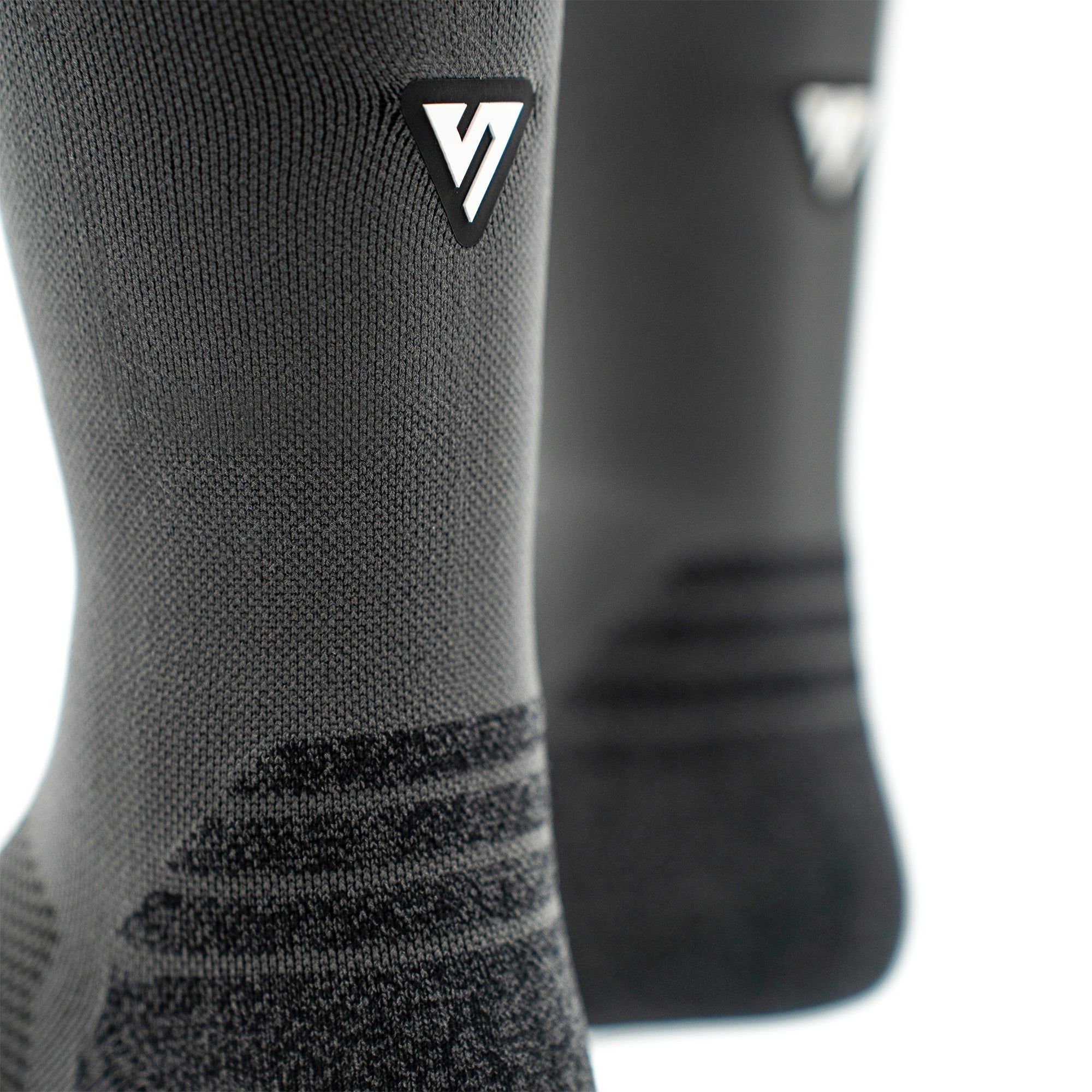 VERSUS Classic Charcoal Active Crew Tab Socks