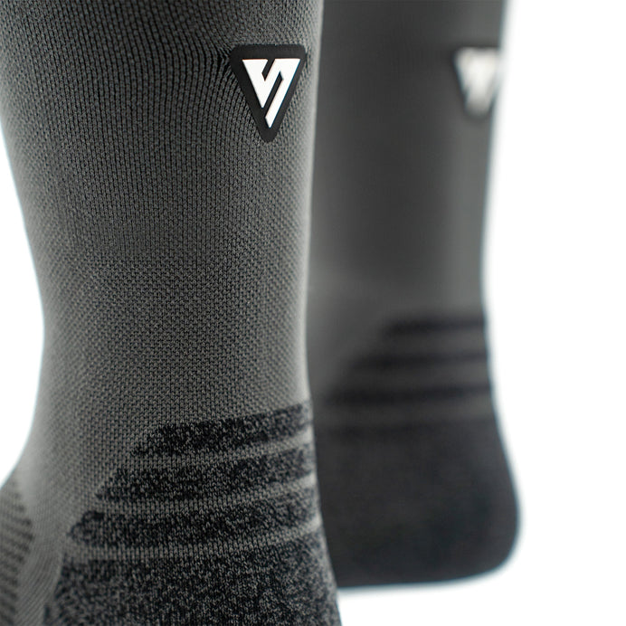 VERSUS Classic Charcoal Active Crew Tab Socks