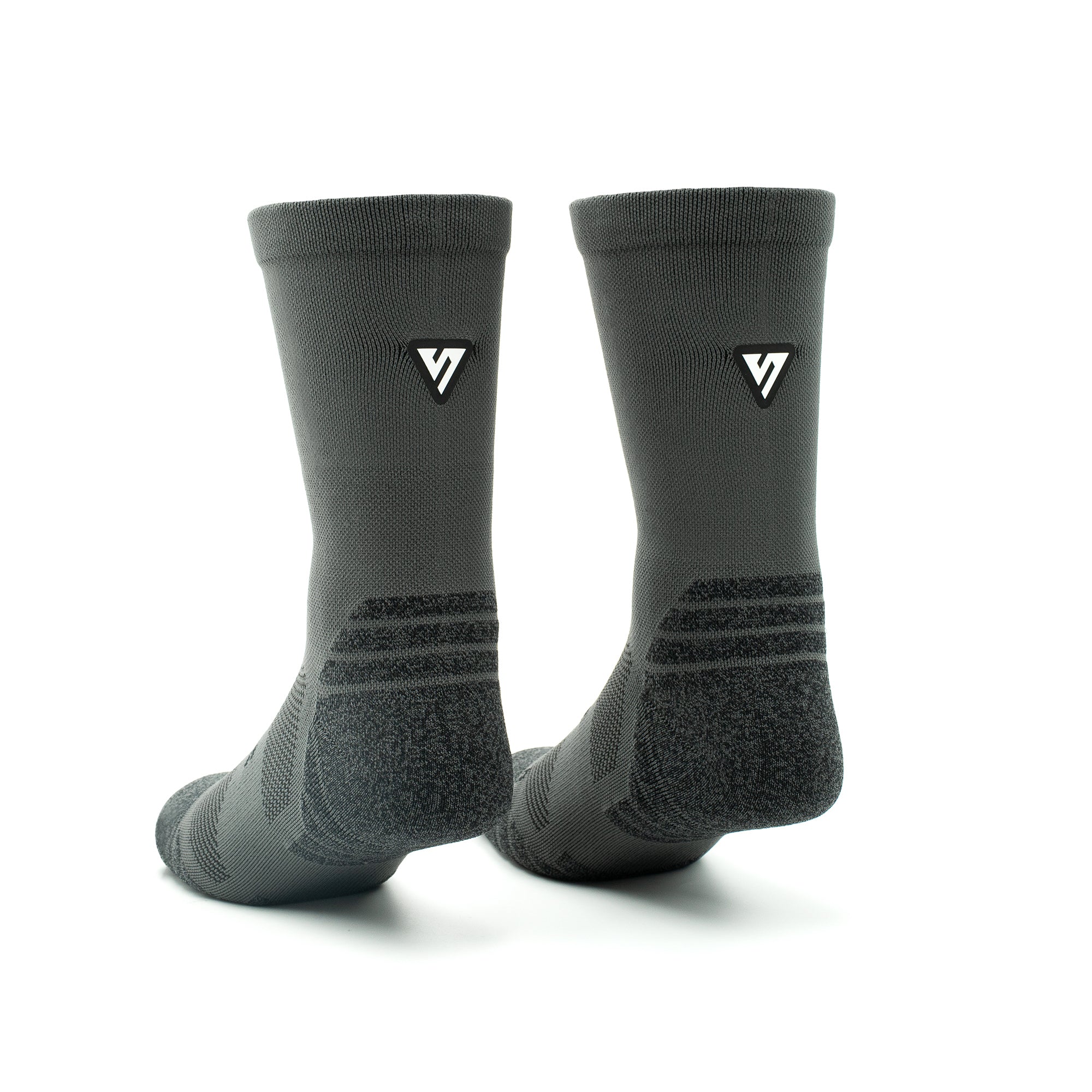 VERSUS Classic Charcoal Active Crew Tab Socks