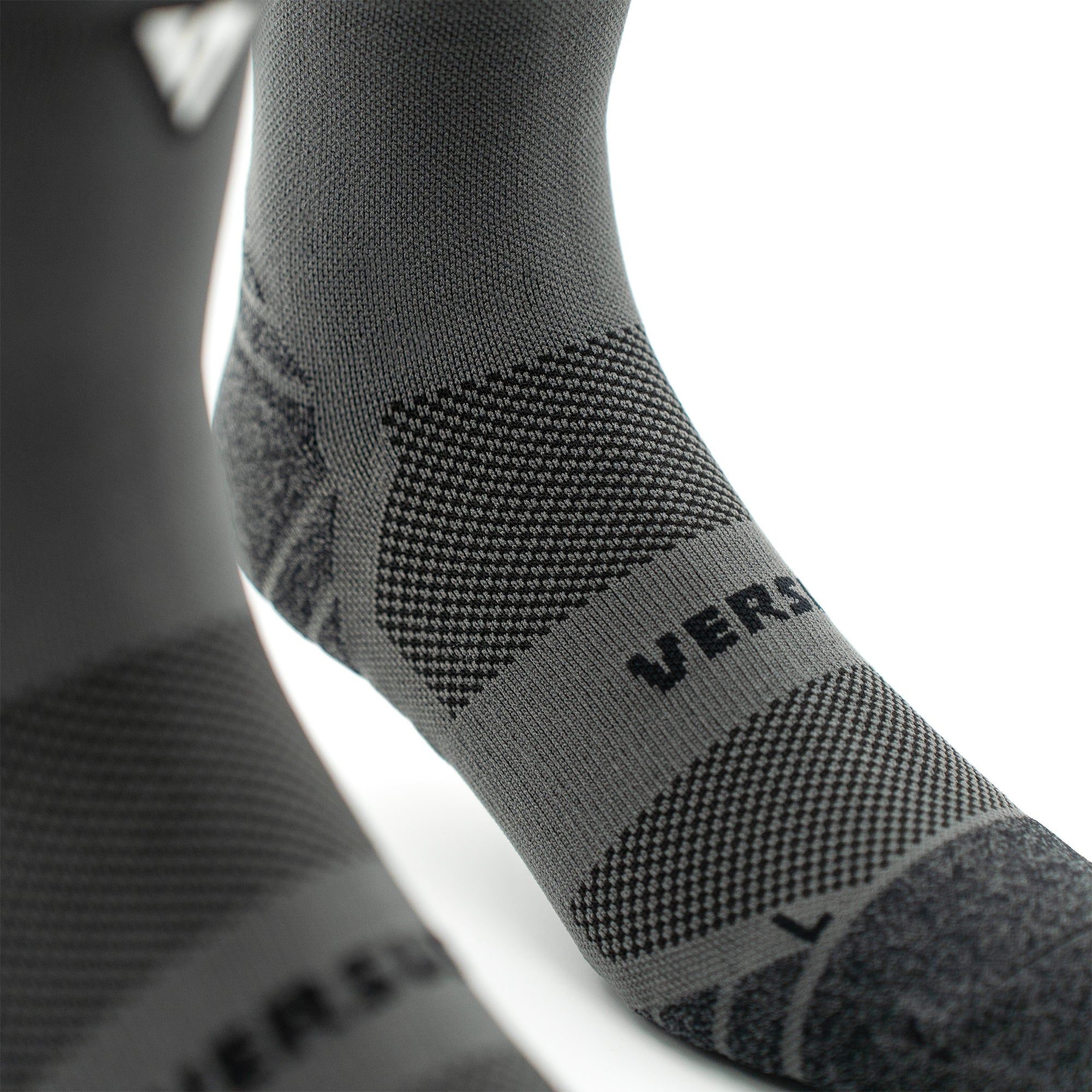 VERSUS Classic Charcoal Active Crew Tab Socks