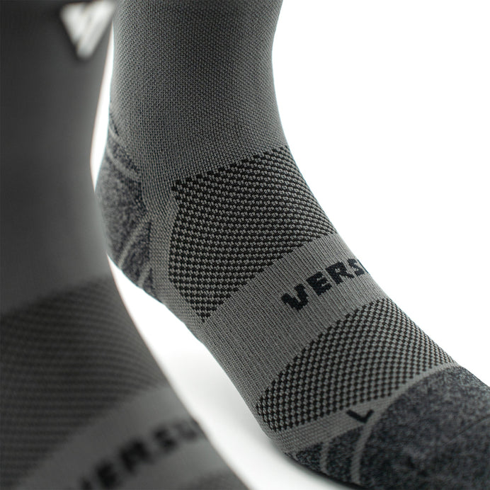 VERSUS Classic Charcoal Active Crew Tab Socks