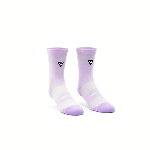 VERSUS Classic Lilac Active Crew Tab Socks