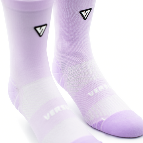 VERSUS Classic Lilac Active Crew Tab Socks