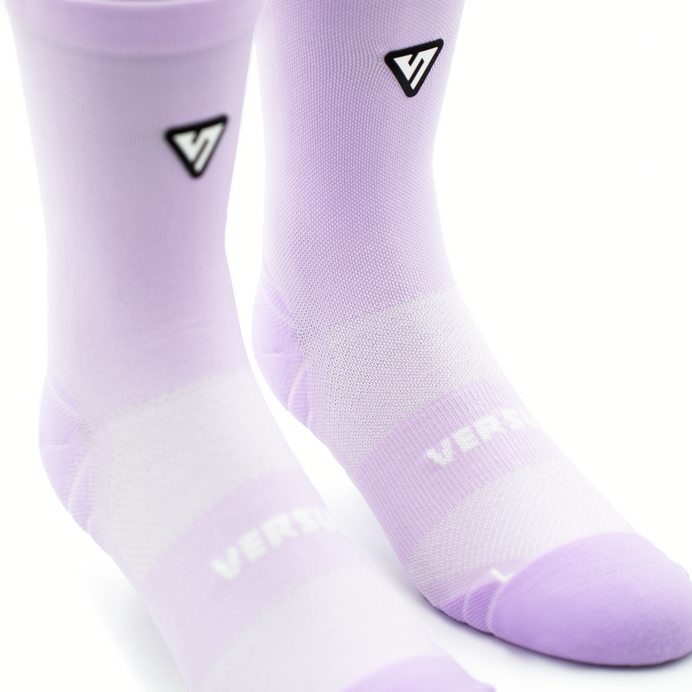 VERSUS Classic Lilac Active Crew Tab Socks