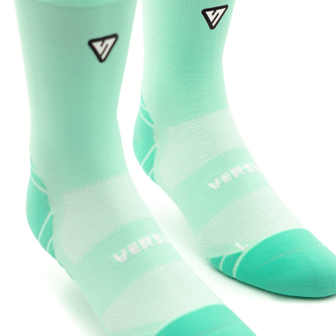 VERSUS Classic Mint Active Crew Tab Socks