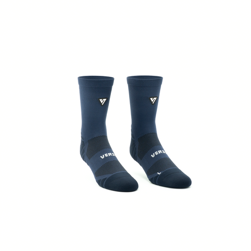 VERSUS Classic Navy Active Crew Tab Socks