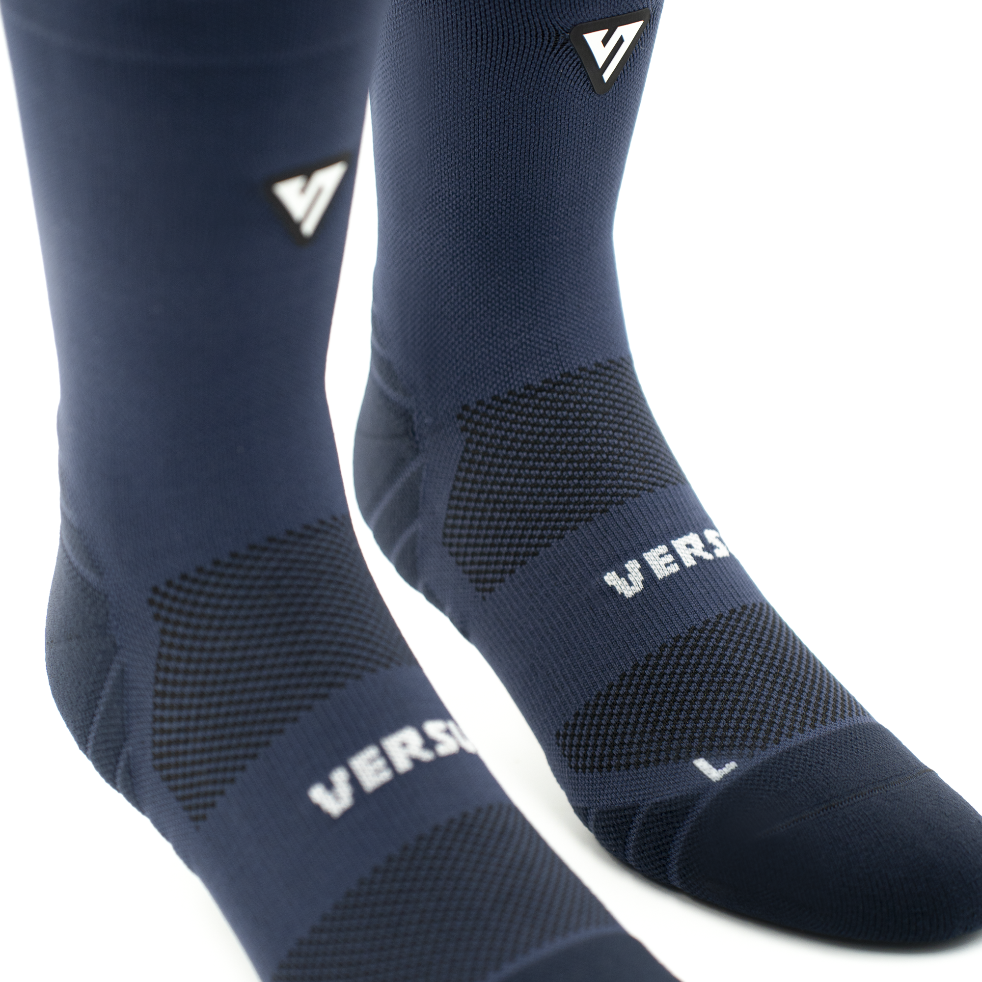 VERSUS Classic Navy Active Crew Tab Socks