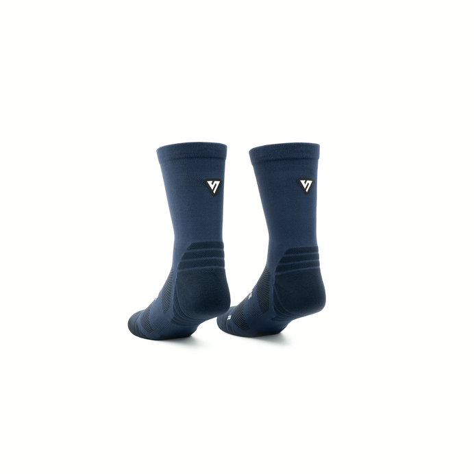 VERSUS Classic Navy Active Crew Tab Socks