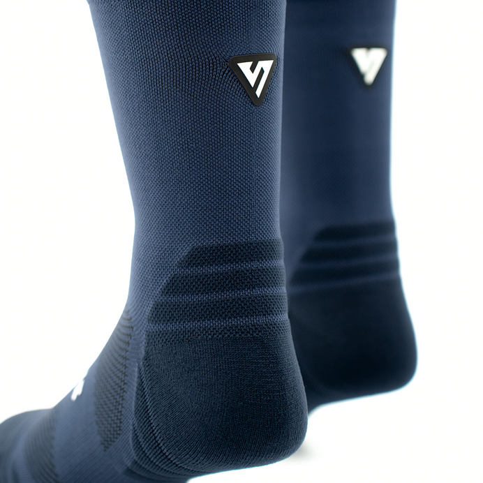 VERSUS Classic Navy Active Crew Tab Socks