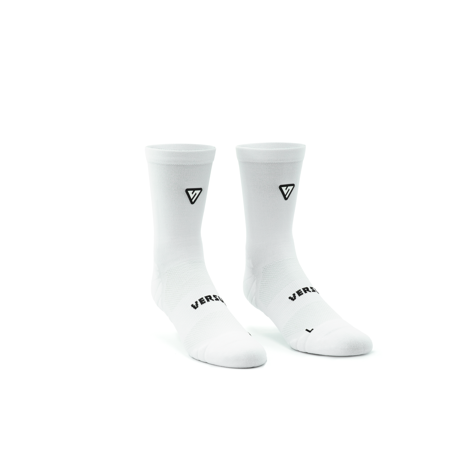 VERSUS Classic White Active Crew Tab Socks