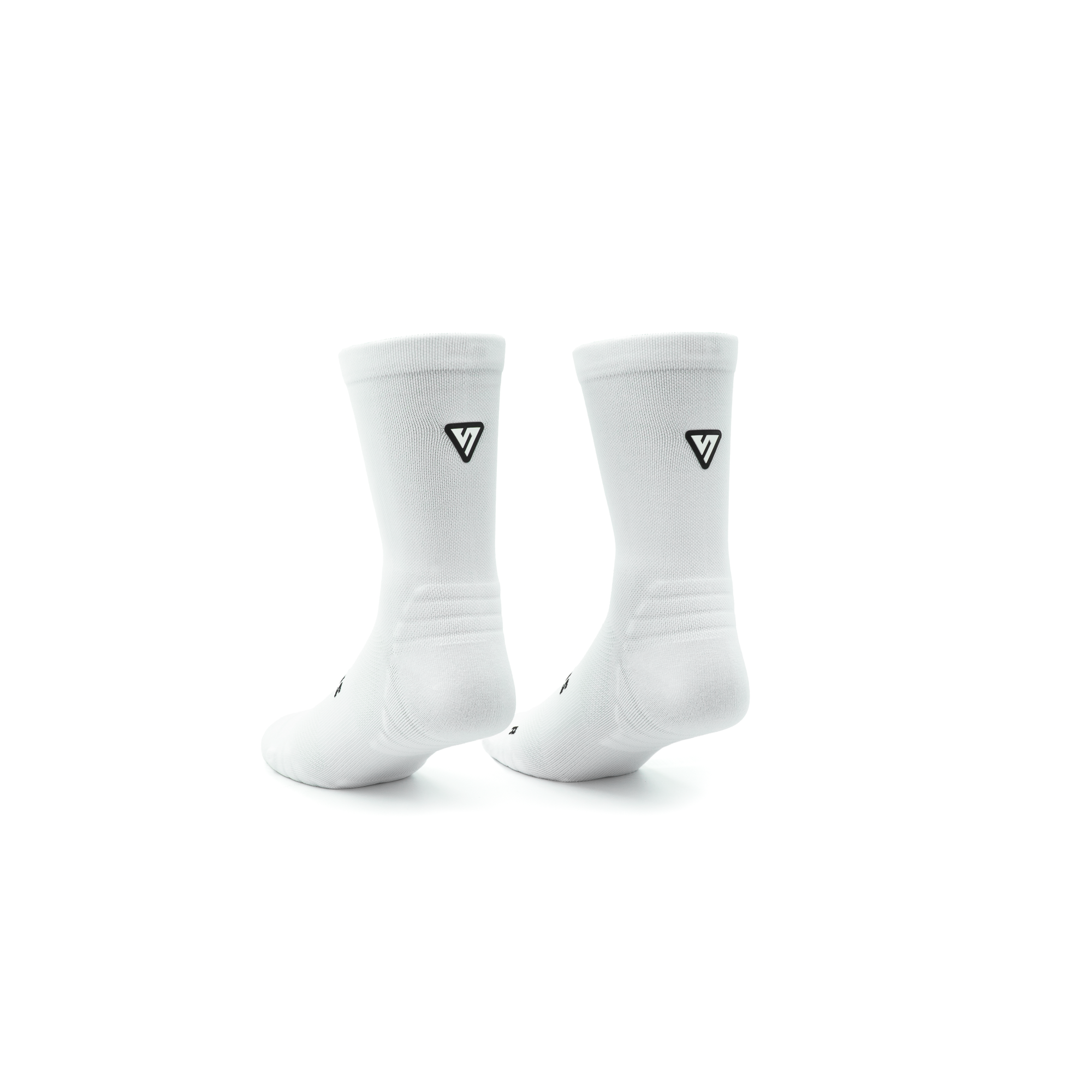 VERSUS Classic White Active Crew Tab Socks