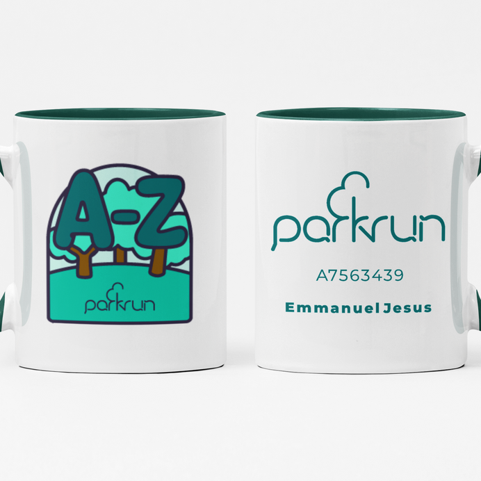 parkrun Alphabeteer Challenges Mug