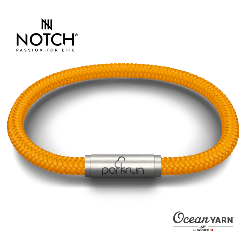 parkrun x NOTCH Ocean Yarn Bracelet