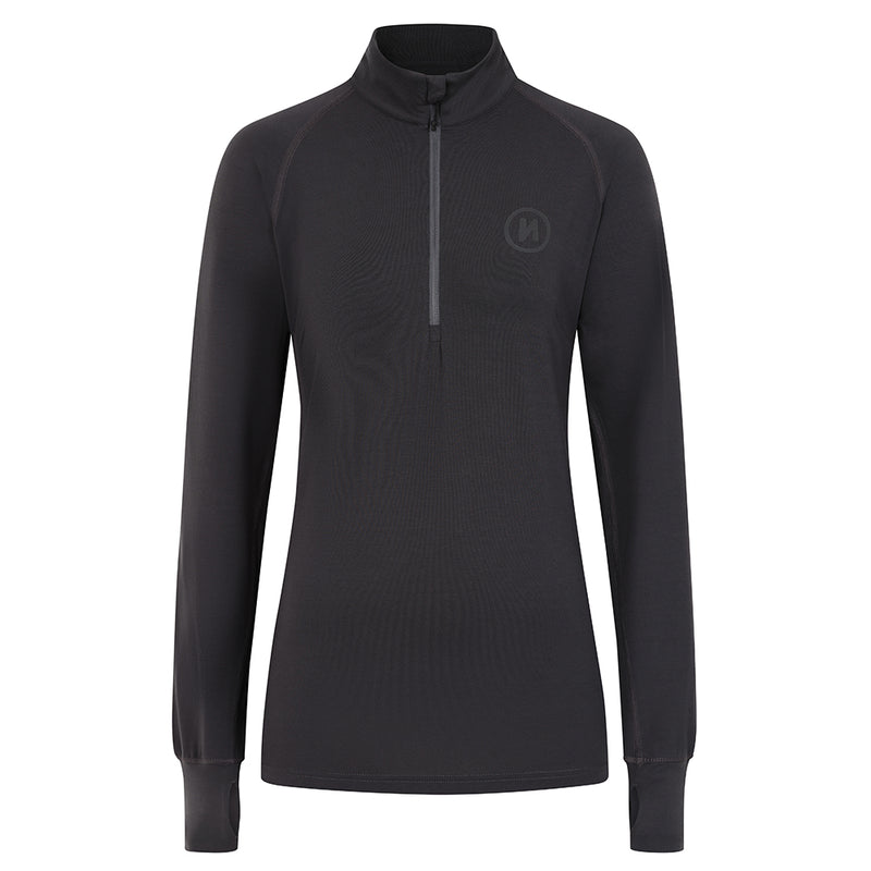 CONTRA Nordre Long Sleeve 1/2 Zip - Women's - Dark Grey