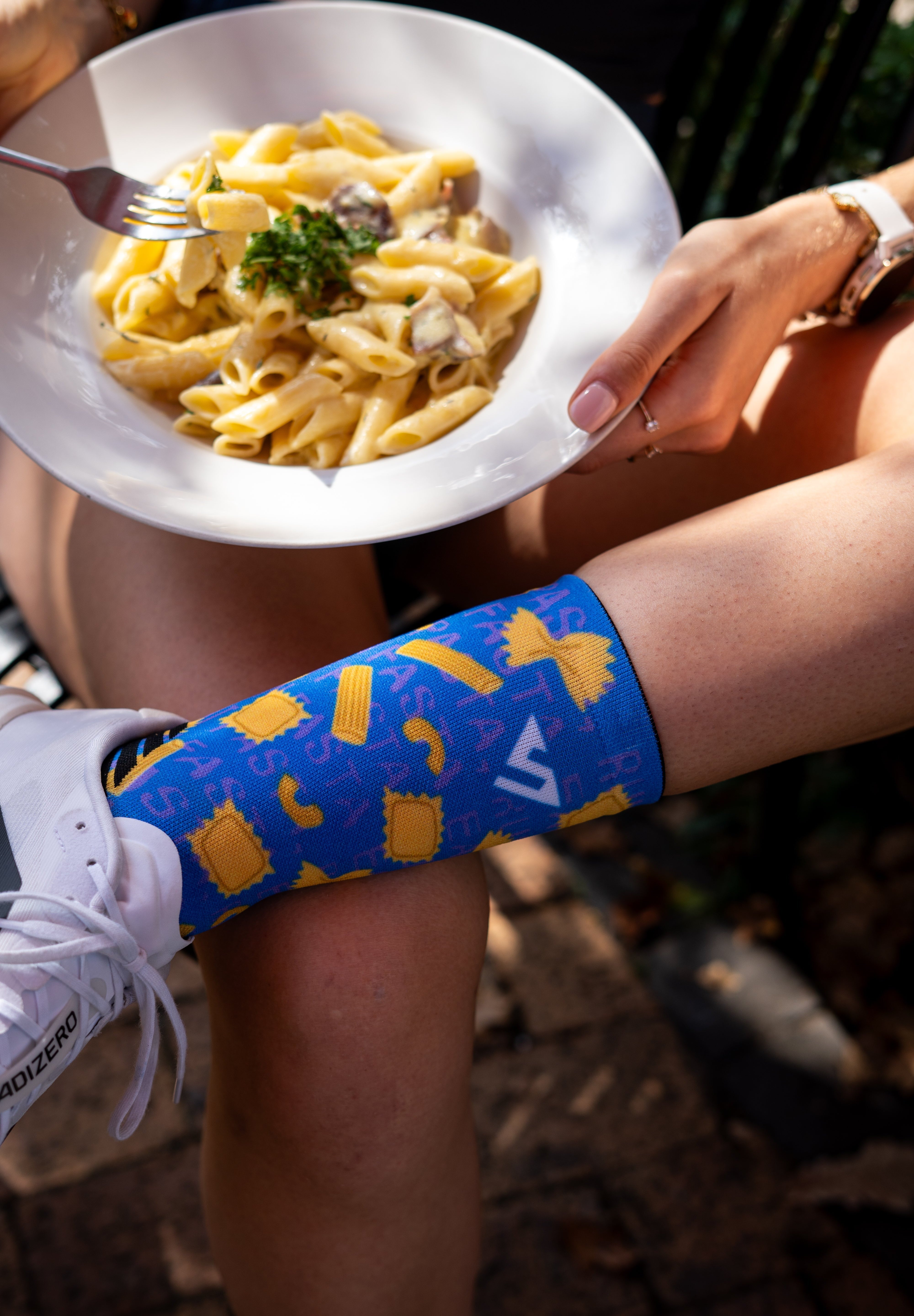 VERSUS Pasta Active Crew Socks